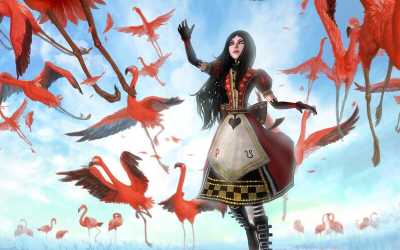 Woman in Red Dress — Whimsical