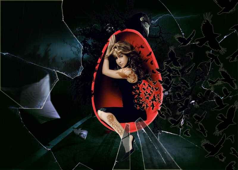 Woman in Red Egg