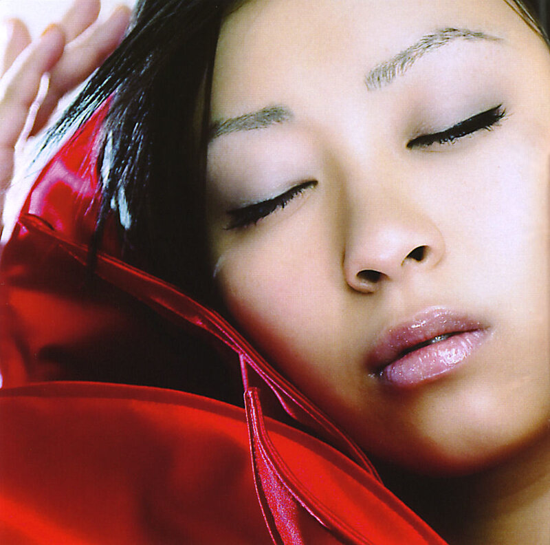 woman in red garment