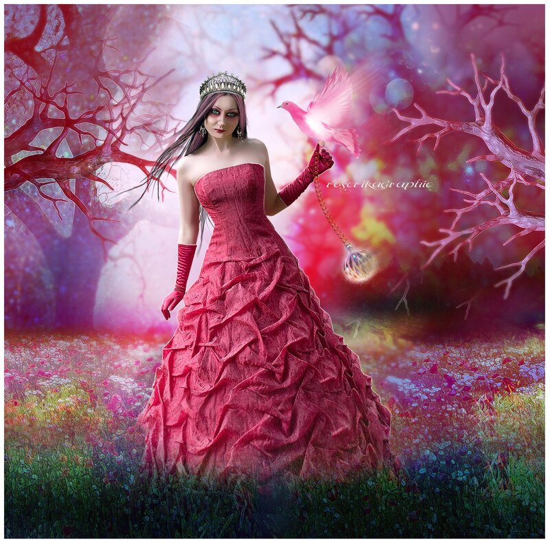 Woman in Red Gown — Fantasy