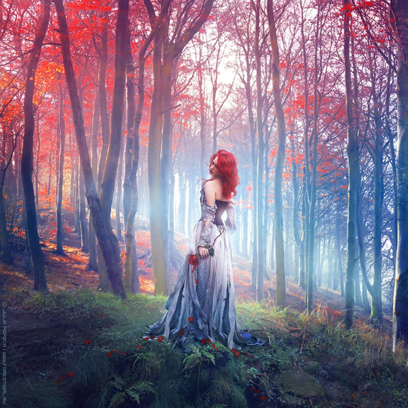 Woman in Red Hair