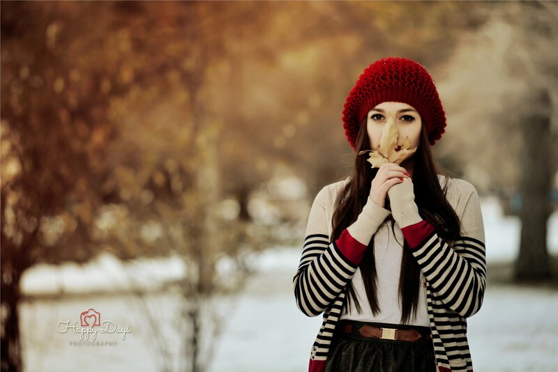 Woman in Red Hat — Calm