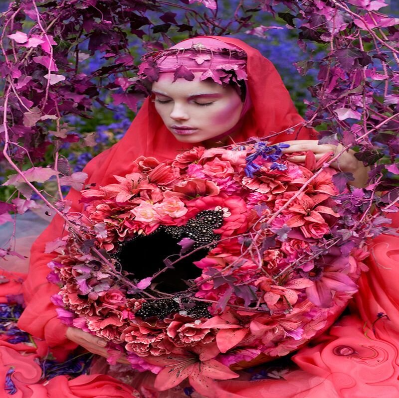 Woman in Red Hood — Dramatic