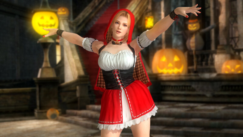 Woman in Red Hood — Festive