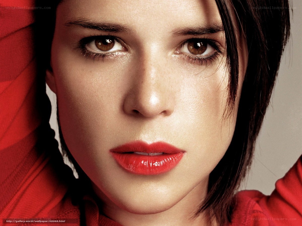 woman in red hoodie