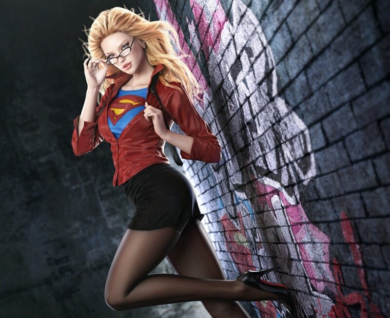 Woman in Red Jacket — Confident