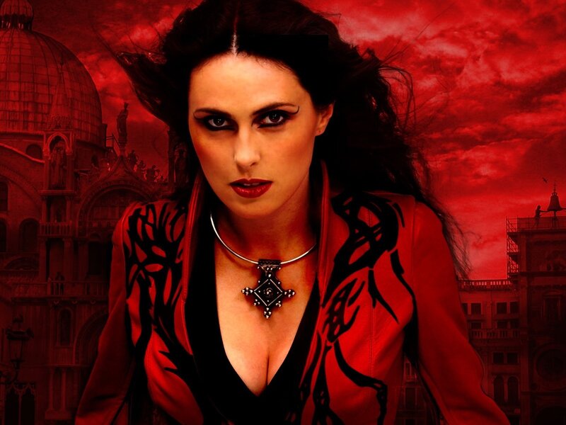 Woman in Red Jacket — Dramatic