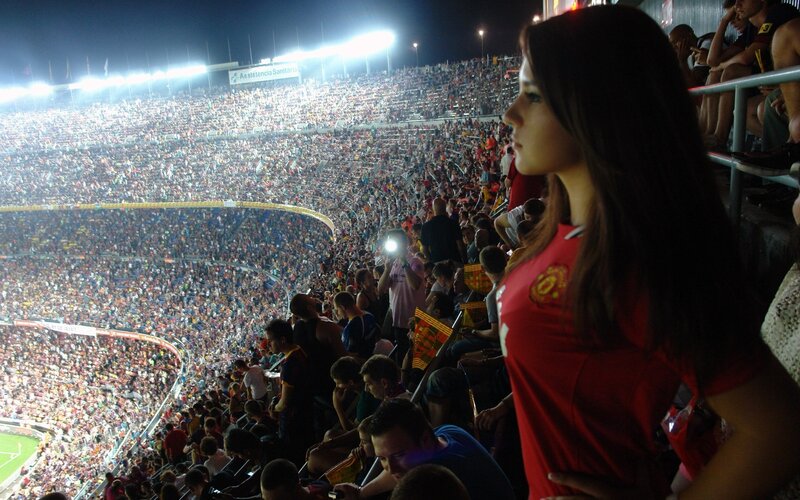 Woman in Red Jersey — Attentive