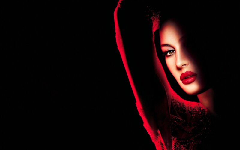 Woman in Red Light — Black