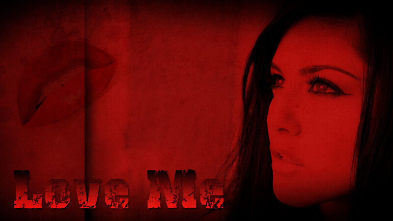 Woman in Red Light — Dramatic, Photograph