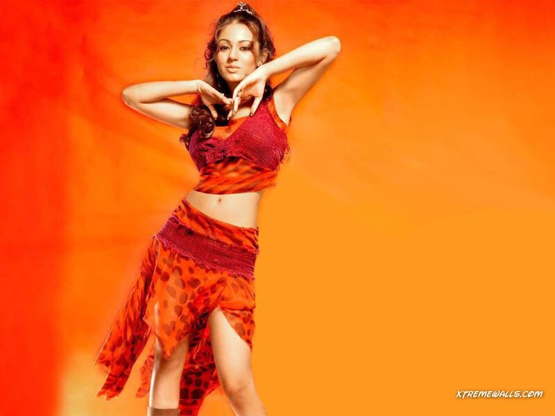Woman in Red Outfit — Orange, Energetic