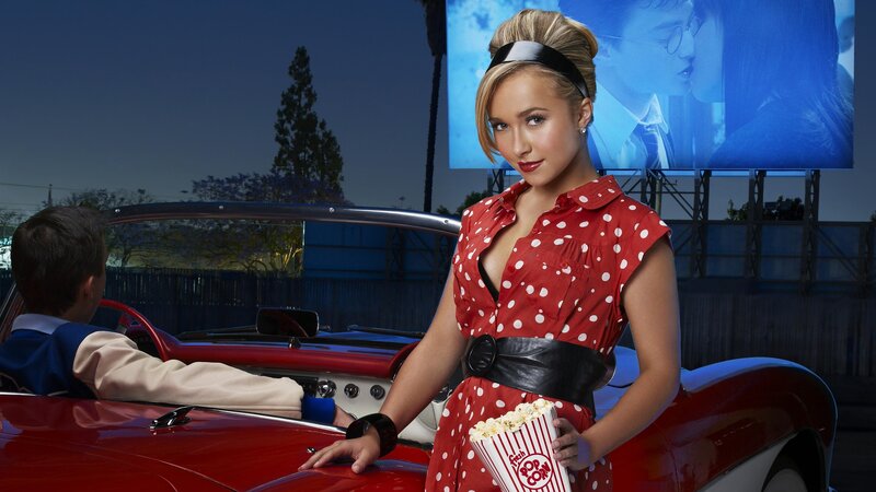 Woman in Red Polka-dot Dress — Dramatic