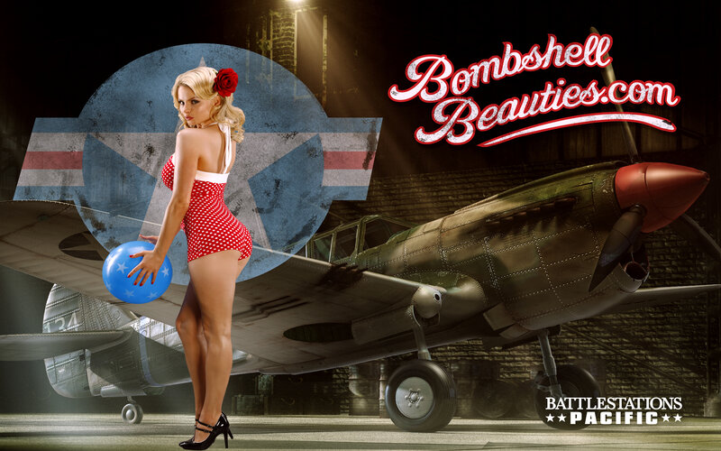 Woman in Red Polka-dot Swimsuit — Dramatic
