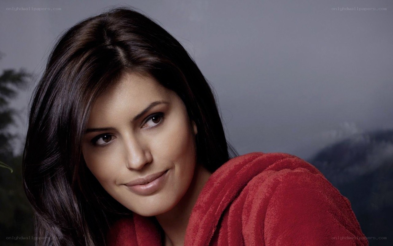 woman in red robe