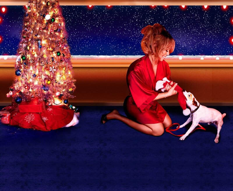 Woman in Red Robe — Festive