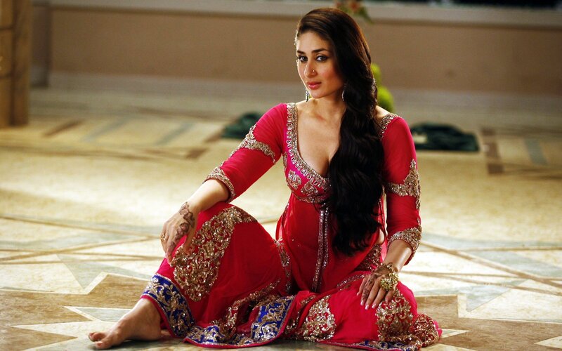 Woman in Red Sari — Calm