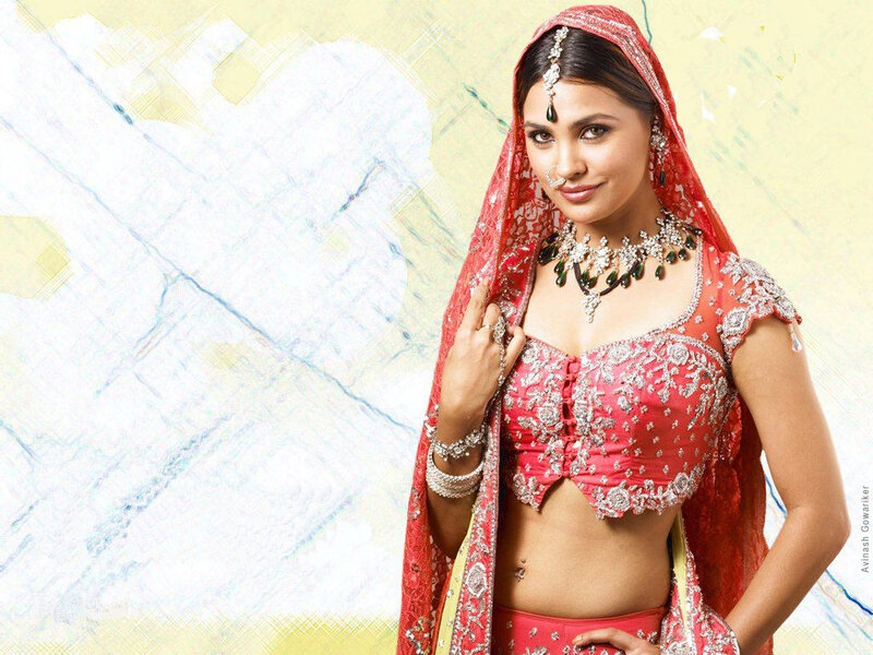 Woman in Red Sari — Confident, Photograph, Jewelry