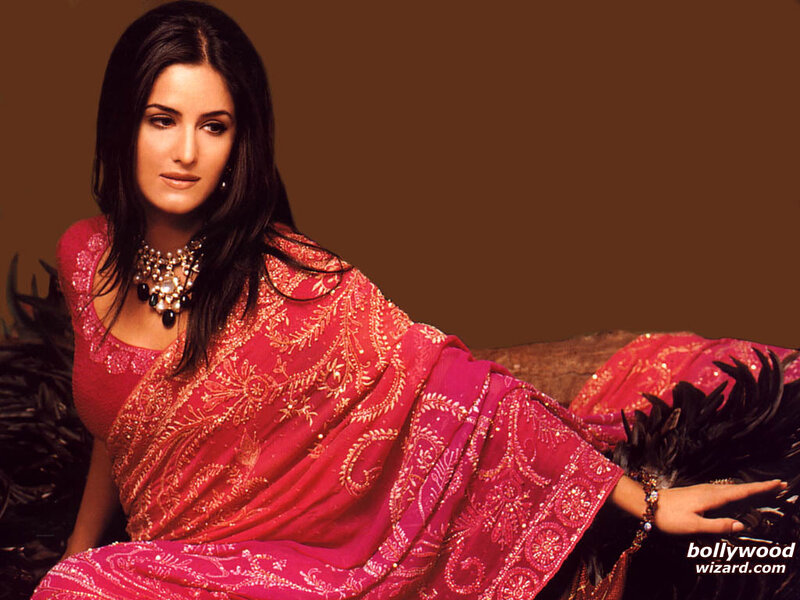 Woman in Red Sari — Dramatic, Photograph, Saree, Necklace