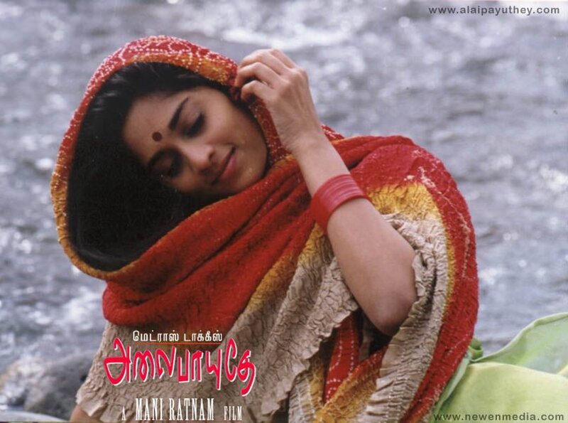 Woman in Red Shawl — Serene