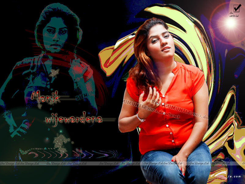 Woman in Red Shirt — Dramatic, Digital Art, Text