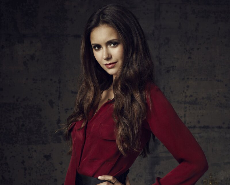 Woman in Red Shirt — Dramatic, Photograph, Long Hair