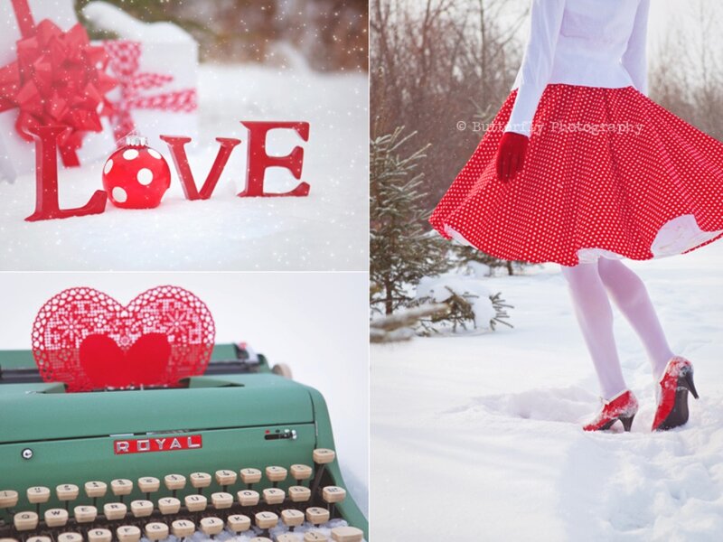 Woman in Red Skirt — Romantic