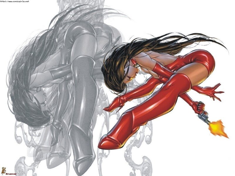 Woman in Red Suit — Dynamic