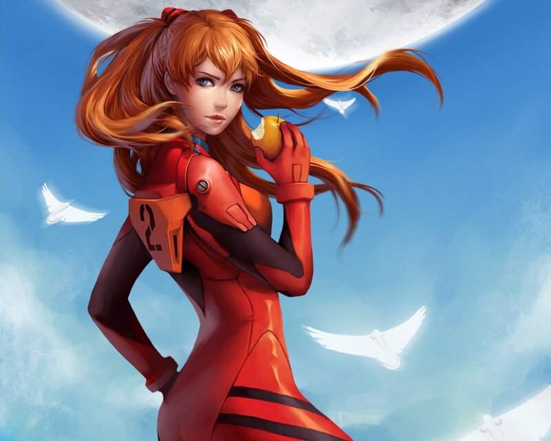 Woman in Red Suit — Serene