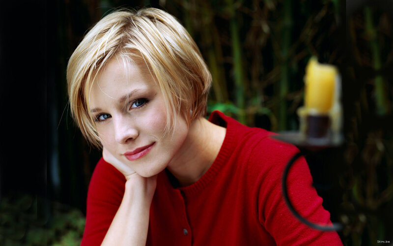 woman in red sweater