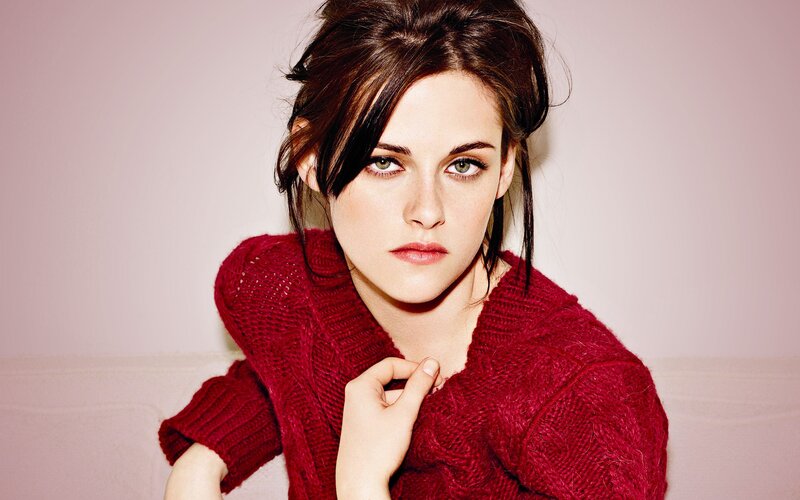 woman in red sweater