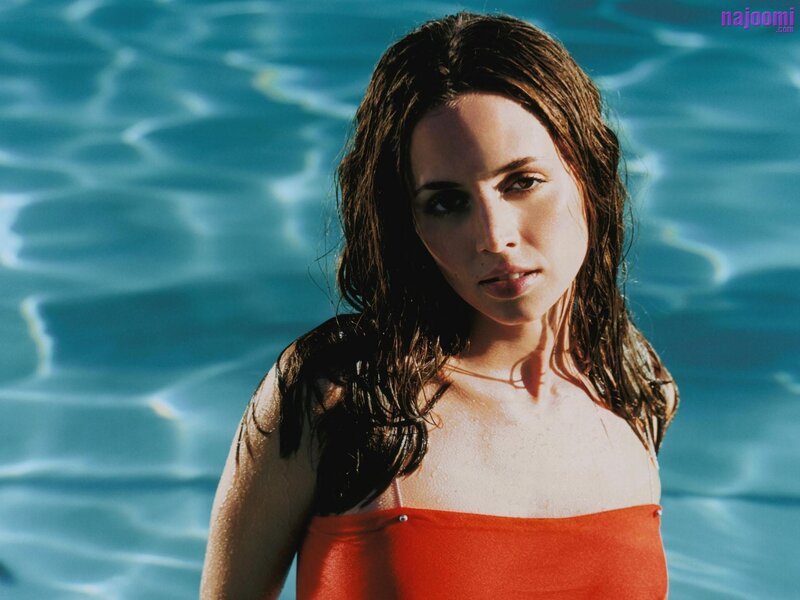 woman in red swimsuit at pool