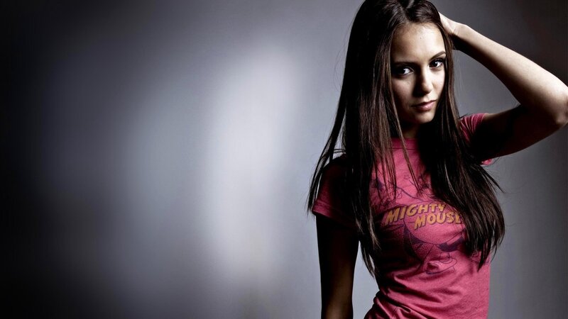 Woman in Red T-shirt — Dramatic