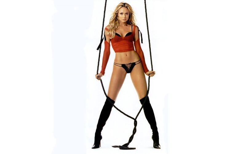 woman in red top and black boots