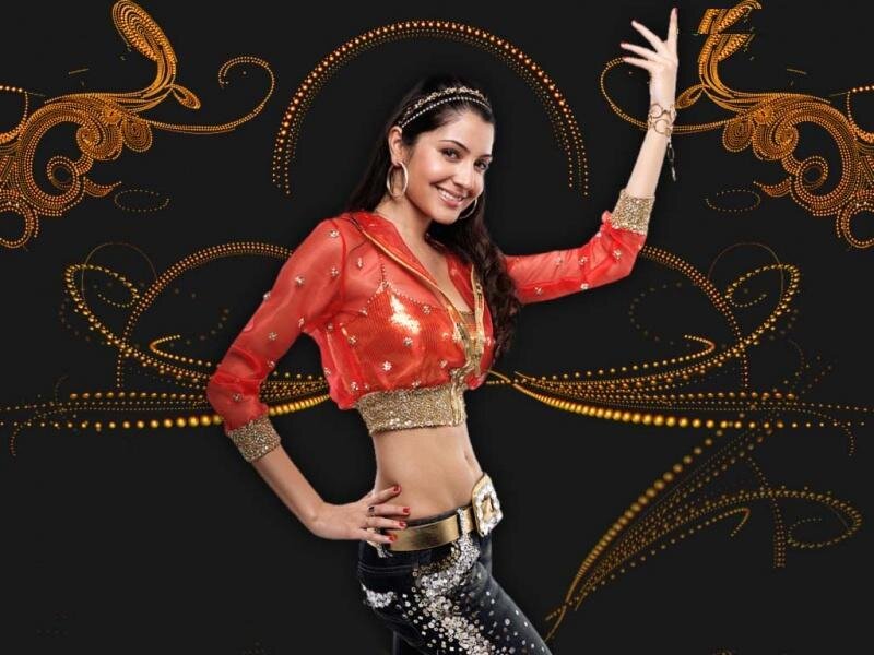 Woman in Red Top — Black, Energetic