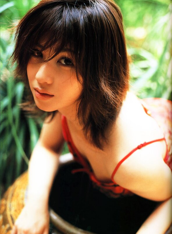 woman in red top outdoors