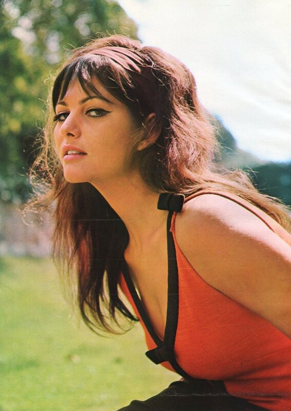woman in red top outdoors