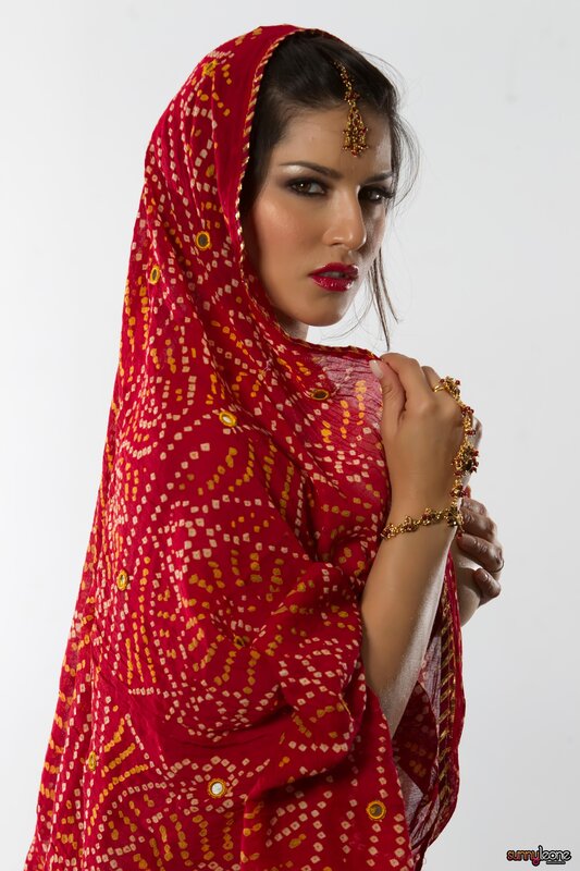 woman in red traditional attire