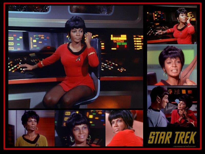 Woman in Red Uniform — Dramatic, Photograph, Control Panel
