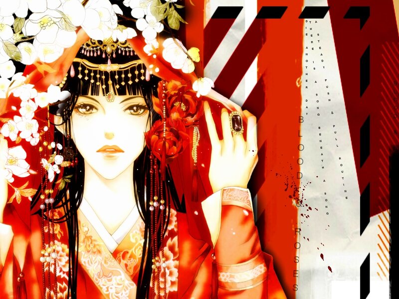 Woman in Red Wedding Dress