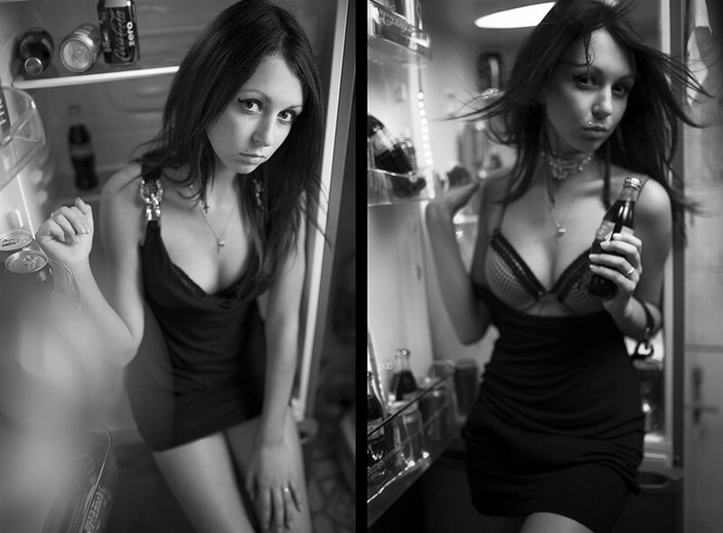 Woman in Refrigerator — Black