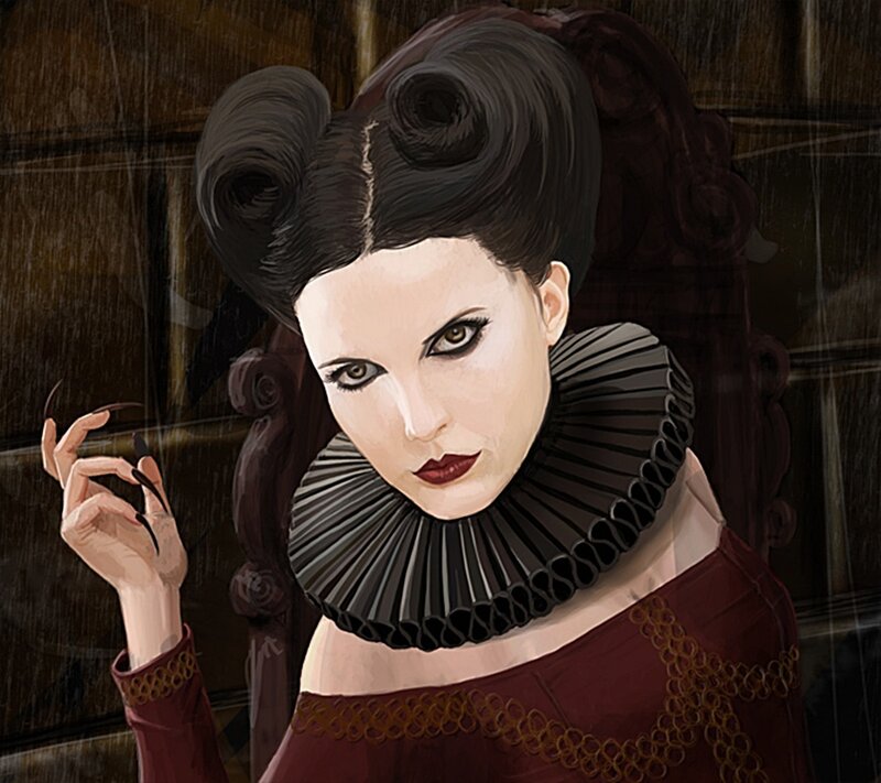 woman in renaissance attire
