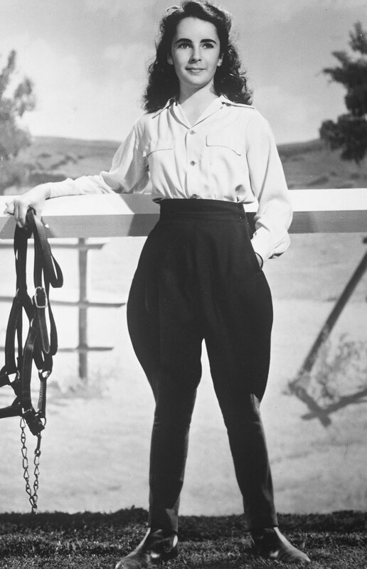 Woman in Riding Attire — Black