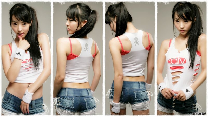 woman in ripped tank top