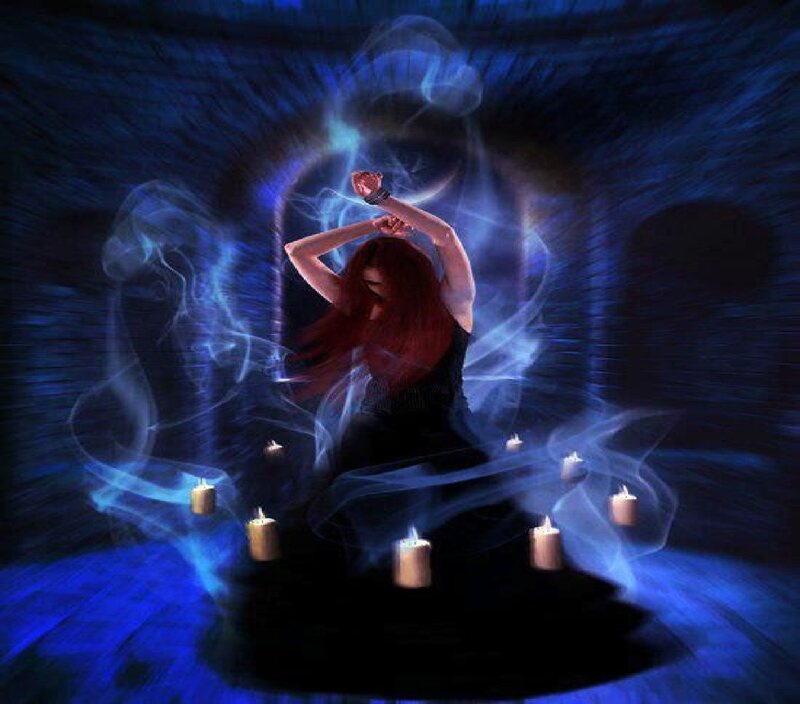 Woman in Ritual Circle