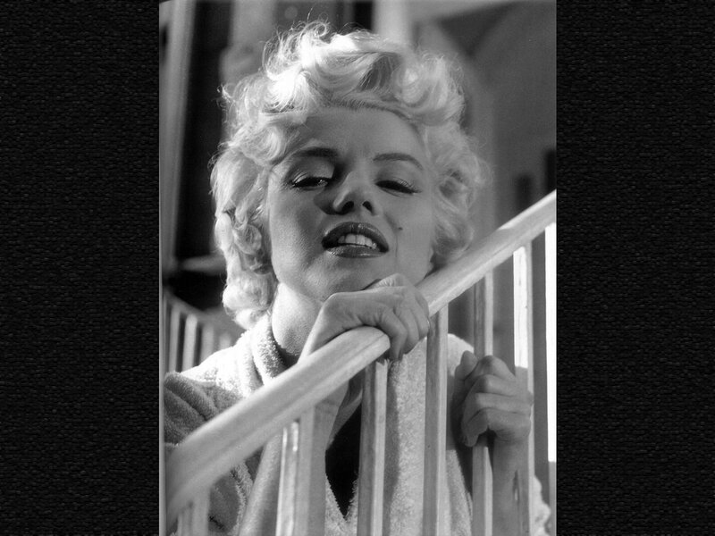 Woman in Robe on Stairs
