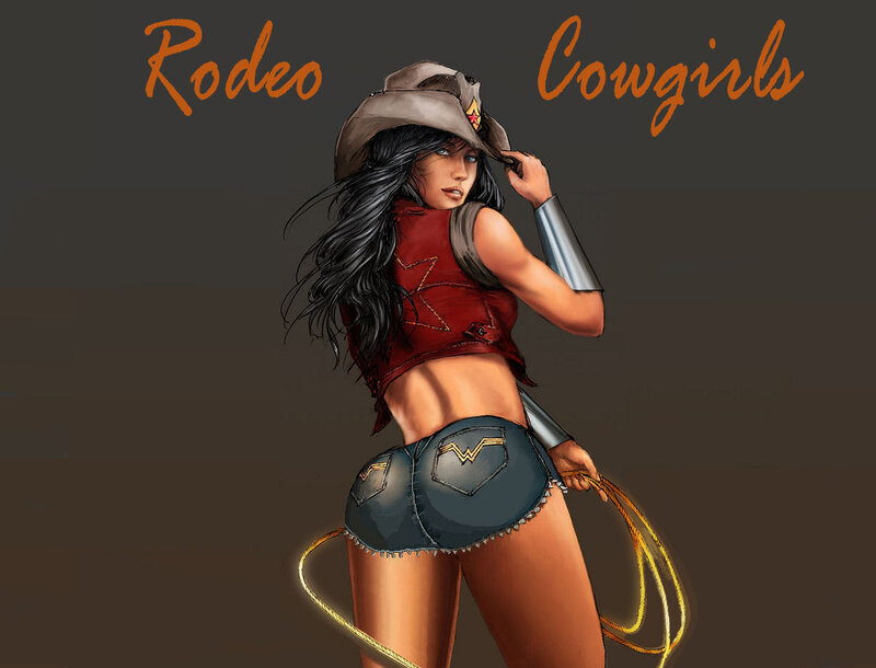 Woman in Rodeo Outfit