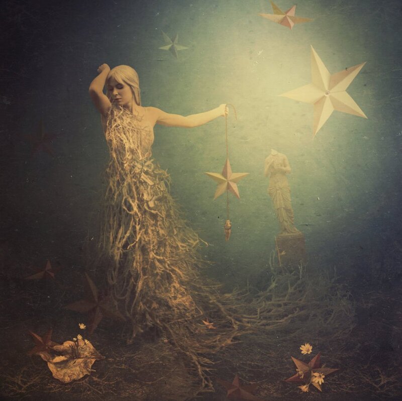 Woman in Root Dress