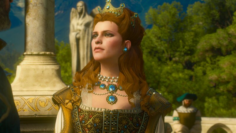 Woman in Royal Attire — Brown