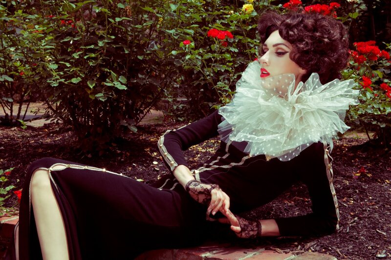 Woman in Ruffled Collar