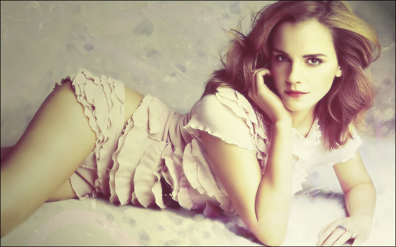 woman in ruffled dress lying down